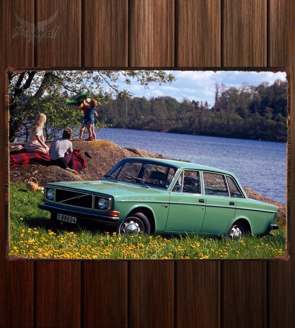 Металлическая табличка Volvo 144 609 Металлическая табличка Volvo 144 609
